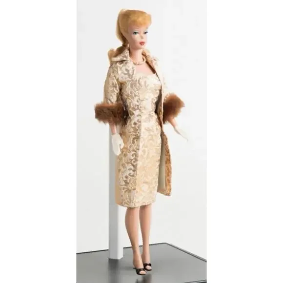 slim fit dress slacks Gold Dress Barbie In India 9910 (Vintage Barbie, Leo Mattel)| Bitz & Buttons